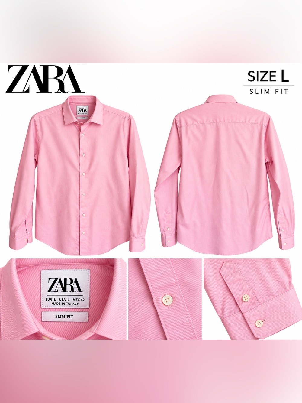 Zara slim fit dress shirt